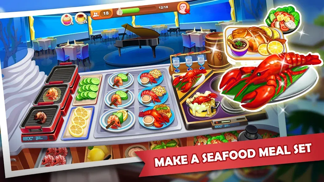 Cooking Madness: A Chef's Game на Андроид — Безлимитные монеты и жизни — скриншот 3 Cooking Madness: A Chef's Game на Андроид — Безлимитные монеты и жизни — скриншот 3