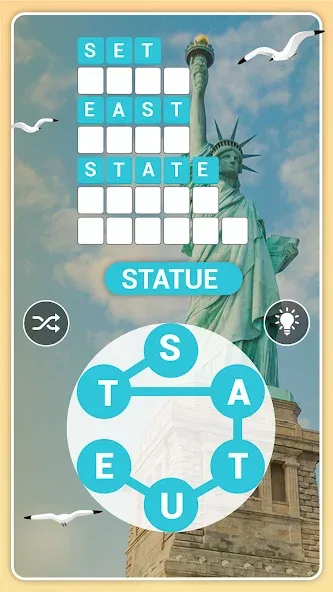 Word City Classic: Word Search — Мод: Без рекламы и много подсказок — скриншот 3
