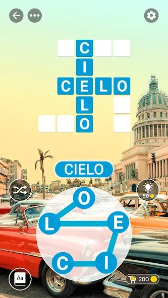Скачать Ciudad de Palabras: Crucigrama MOD APK — Без рекламы и все подсказки — скриншот 2