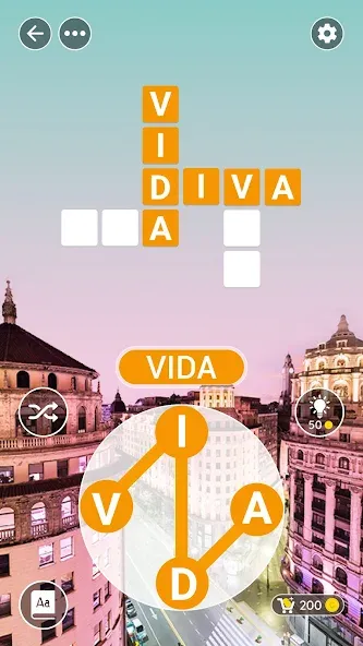 Скачать Ciudad de Palabras: Crucigrama MOD APK — Без рекламы и все подсказки — скриншот 5