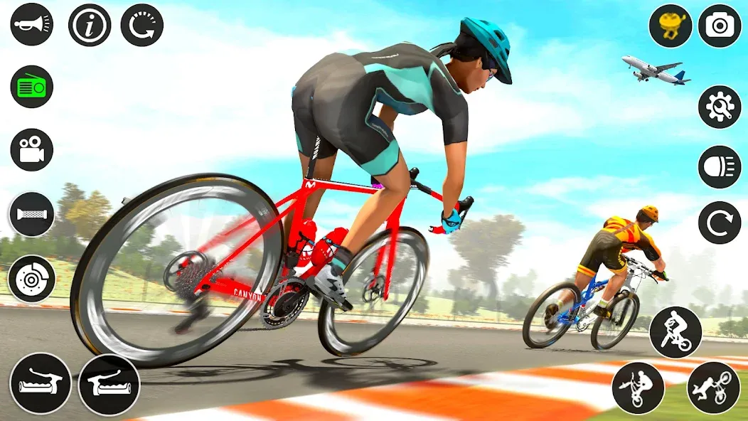 Скачать BMX Cycle Race 3d Cycle Games — Последняя версия (Безлимитные деньги и все велосипеды) — скриншот 5