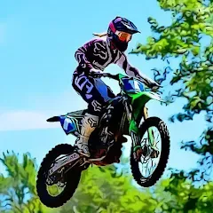 Взломанная Bike stunt 3d games-Bike games на Андроид — Открыты все мотоциклы и уровни