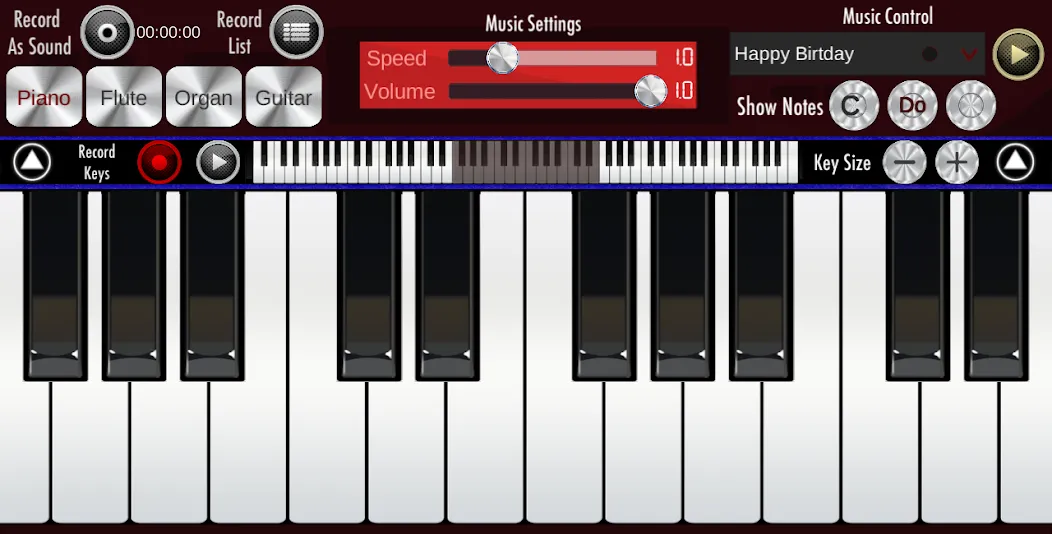 Real Piano на Андроид — Разблокированы все клавиши и песни — скриншот 1