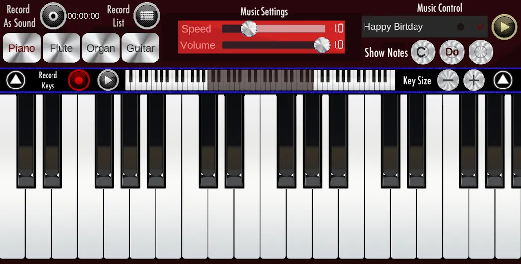 Real Piano на Андроид — Разблокированы все клавиши и песни — скриншот 2