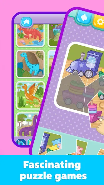 Kids Puzzles: Games for Kids MOD APK на Android — Все пазлы открыты и без рекламы — скриншот 4