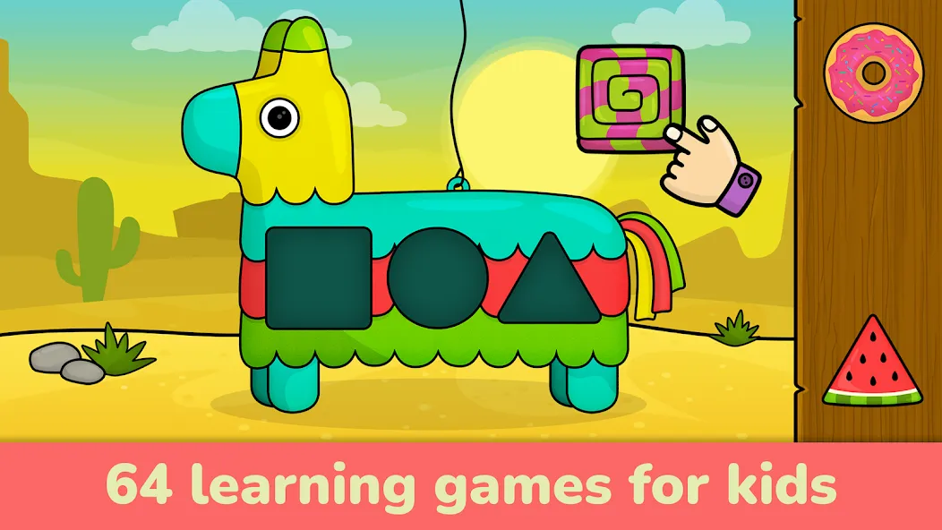 Взломанная Games for Toddlers 2 Years Old на Андроид — Все игры разблокированы — скриншот 1