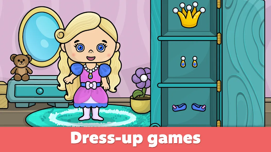 Скачать Bimi Boo Fun Kids Games — Все развивающие игры разблокированы — скриншот 1