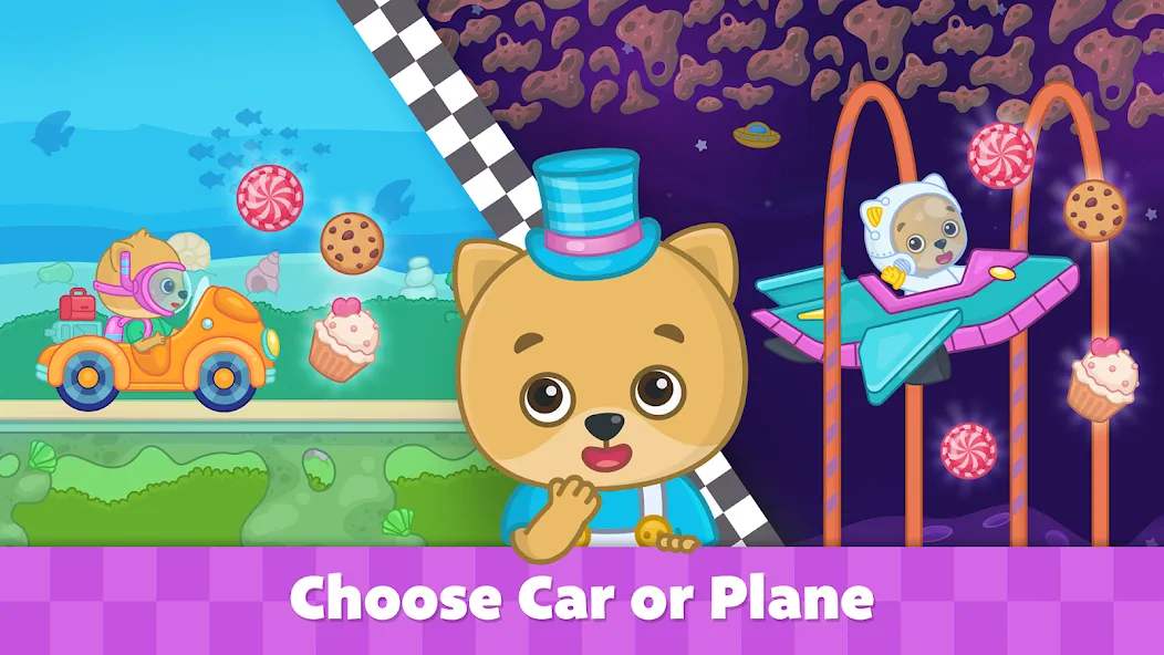 Скачать Bimi Boo Car Games for Kids с модом — Открыты все машинки и уровни — скриншот 3 Скачать Bimi Boo Car Games for Kids с модом — Открыты все машинки и уровни — скриншот 3