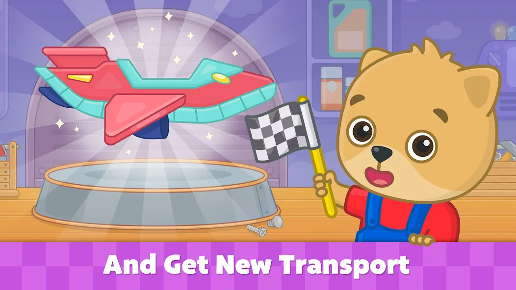 Скачать Bimi Boo Car Games for Kids с модом — Открыты все машинки и уровни — скриншот 5 Скачать Bimi Boo Car Games for Kids с модом — Открыты все машинки и уровни — скриншот 5