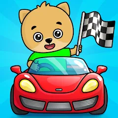 Скачать Bimi Boo Car Games for Kids с модом — Открыты все машинки и уровни