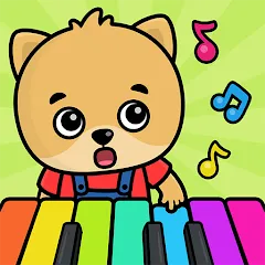 Скачать Baby Piano: Kids Music Games (Мод: Разблокированы все музыкальные инструменты) на Андроид