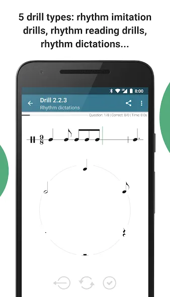 Complete Rhythm Trainer на Андроид — Мод Улучшенный ритм и открытые упражнения — скриншот 5 Complete Rhythm Trainer на Андроид — Мод Улучшенный ритм и открытые упражнения — скриншот 5