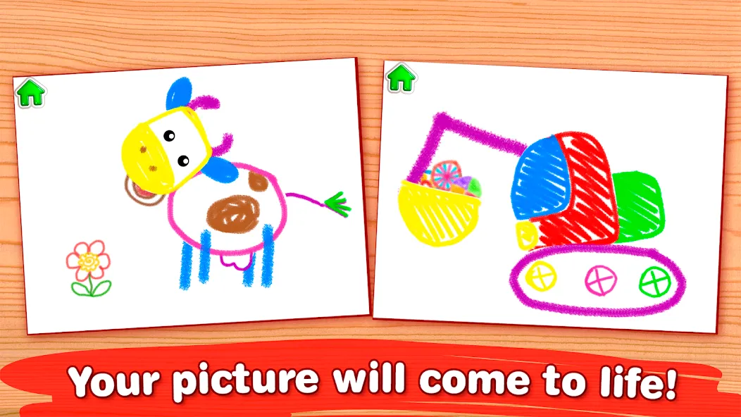 Bini Drawing for Kids Games — Все инструменты рисования разблокированы — скриншот 4