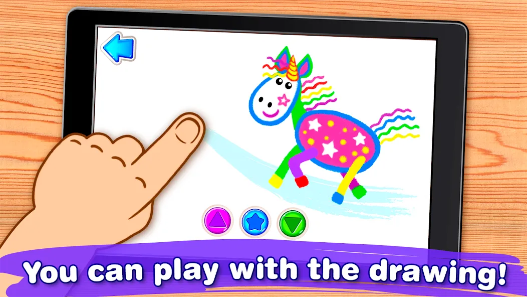 Bini Drawing for Kids Games — Все инструменты рисования разблокированы — скриншот 5