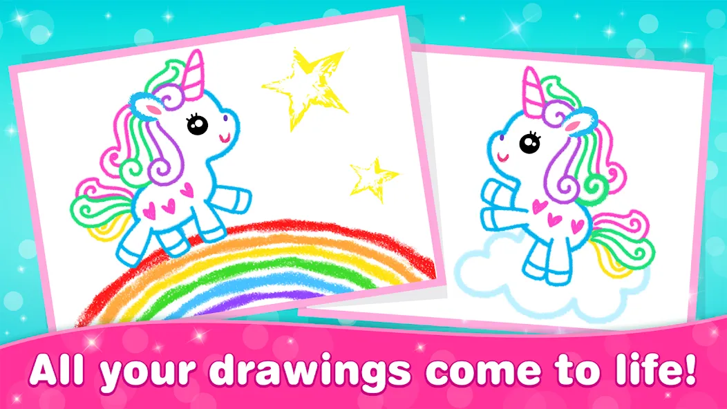 Скачать Bini Game Drawing for kids app на Андроид — Разблокированы все рисунки и уроки — скриншот 4