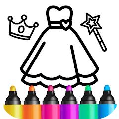 Скачать Bini Game Drawing for kids app на Андроид — Разблокированы все рисунки и уроки