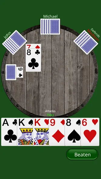 Скачать взломанную Durak Online Cards Game — Безлимитные монеты и быстрые победы — скриншот 3