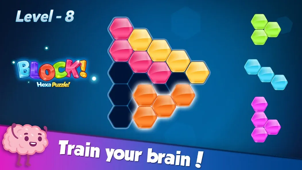 Скачать Block! Hexa Puzzle™ — Модификация Без рекламы и все уровни открыты — скриншот 1