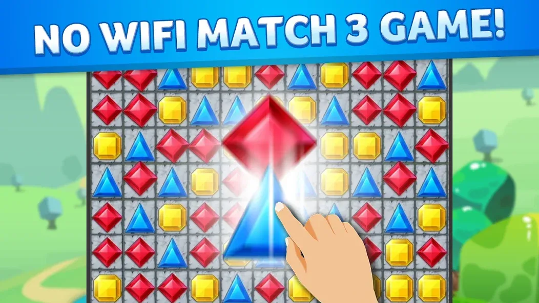 Скачать Jewel Match King на телефон — Безлимитные жизни и подсказки — скриншот 1