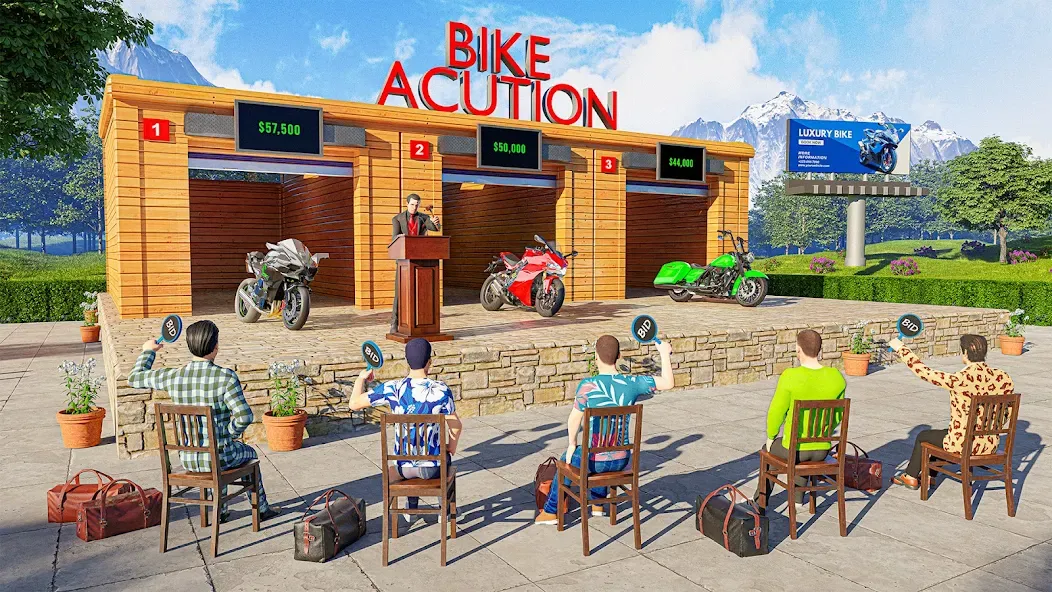 Скачать Motorcycle Dealer Bike Games (Мод: Безлимитные деньги и новые байки) на Андроид — скриншот 3