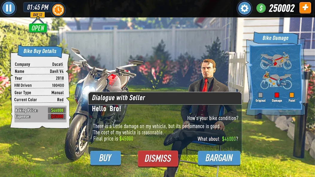 Скачать Motorcycle Dealer Bike Games (Мод: Безлимитные деньги и новые байки) на Андроид — скриншот 5