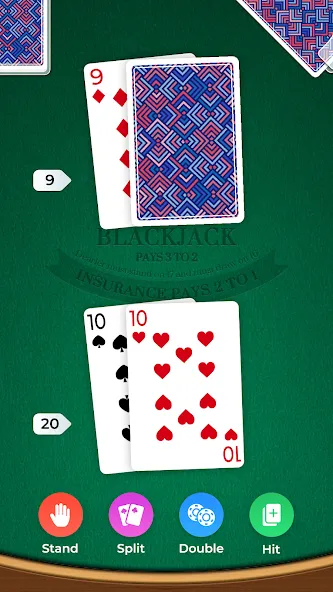 Скачать Blackjack — Модификация Безлимитные фишки и легкие победы — скриншот 4