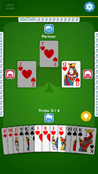 Spades - Card Game — Без рекламы и бесконечные монеты — скриншот 1 Spades - Card Game — Без рекламы и бесконечные монеты — скриншот 1