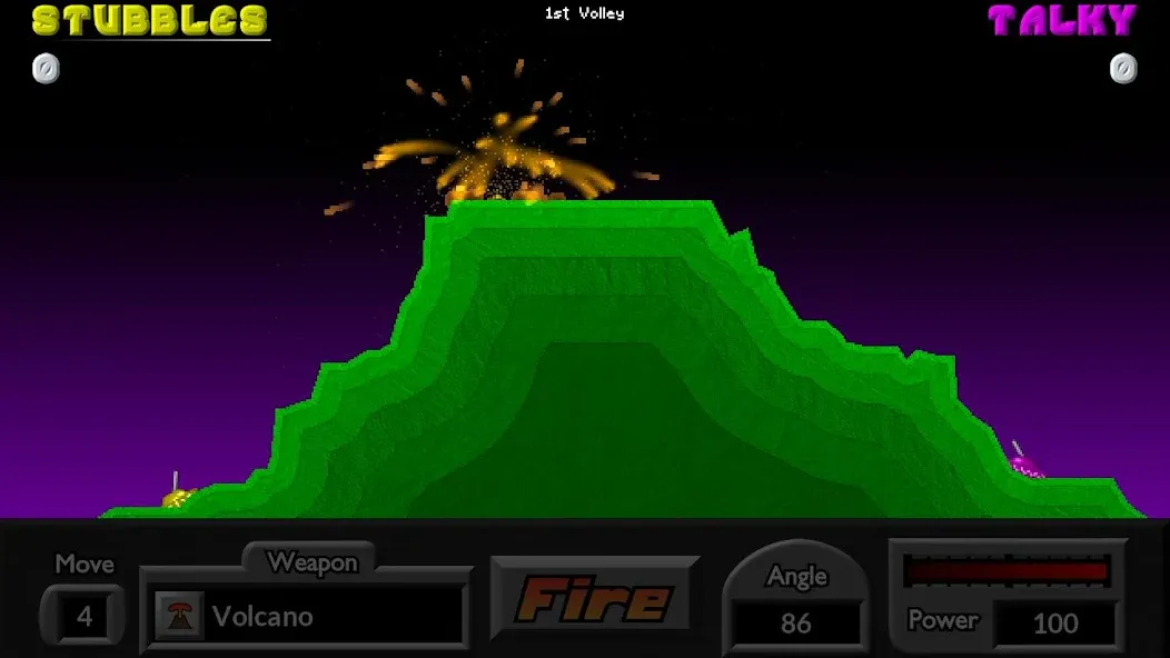 Скачать Pocket Tanks на телефон — Безлимитные деньги и оружие — скриншот 1