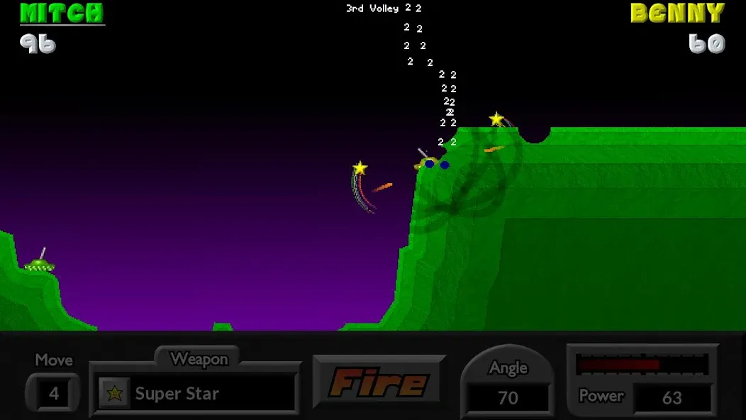 Скачать Pocket Tanks на телефон — Безлимитные деньги и оружие — скриншот 4