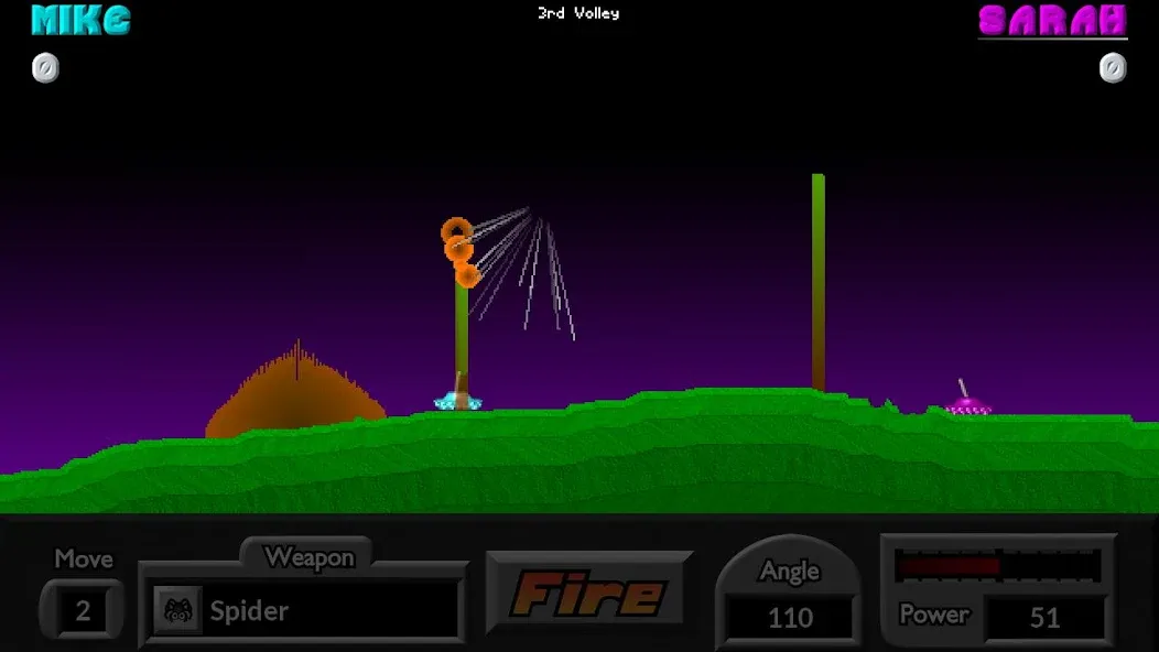 Скачать Pocket Tanks на телефон — Безлимитные деньги и оружие — скриншот 5