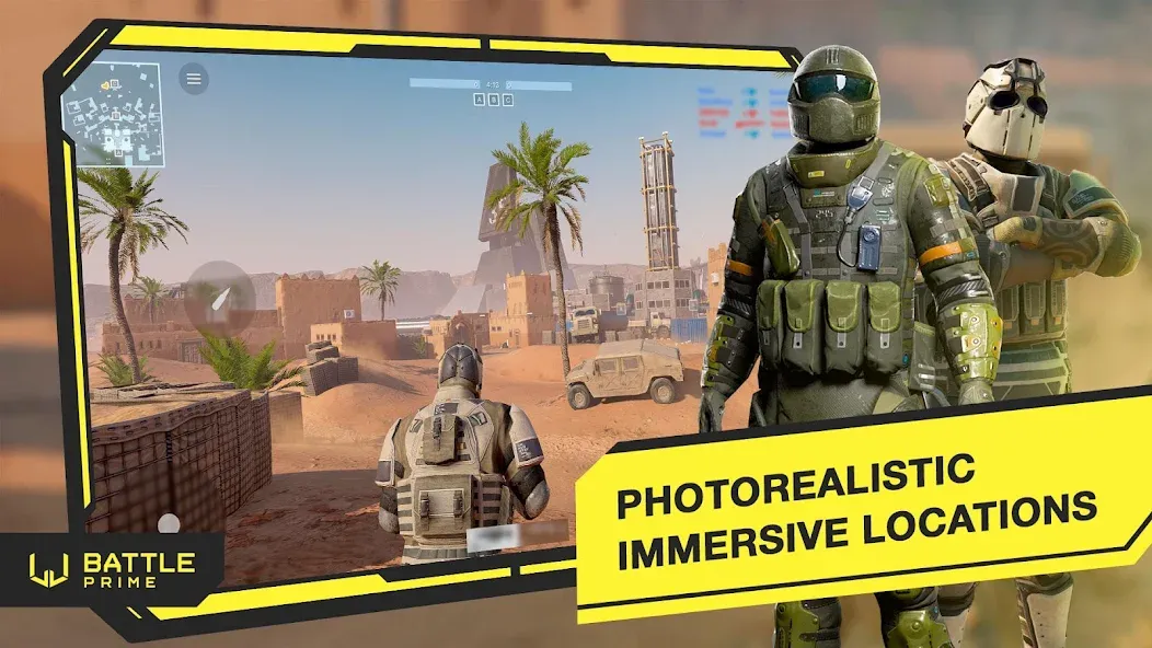 Battle Prime: FPS gun shooting MOD — Безлимитные деньги и оружие на Андроид — скриншот 3