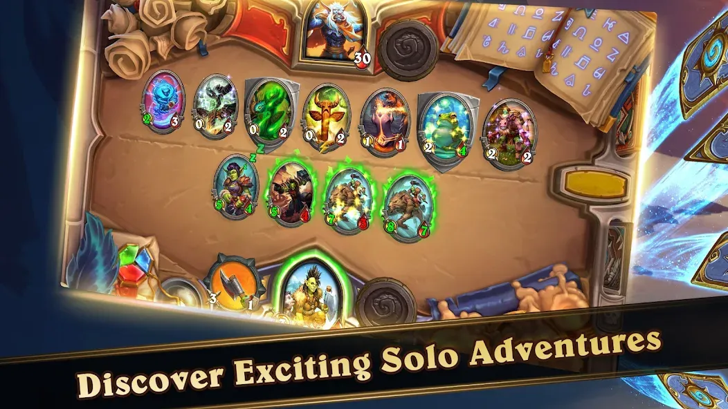 Hearthstone на Андроид — Мод Безлимитная мана и открыты все карты — скриншот 1