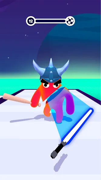 Blob Shooter 3D — Assassin Hit MOD APK — Безлимитные монеты и патроны — скриншот 1