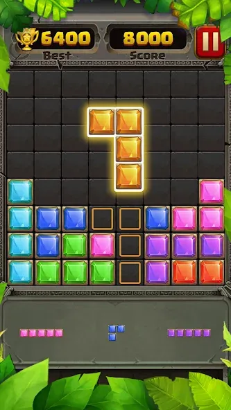 Block Puzzle Guardian — Мод: Без рекламы и много жизней — скриншот 1