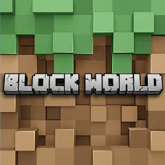 Скачать Block World 3D: Craft & Build на телефон — Много ресурсов и открыты скины