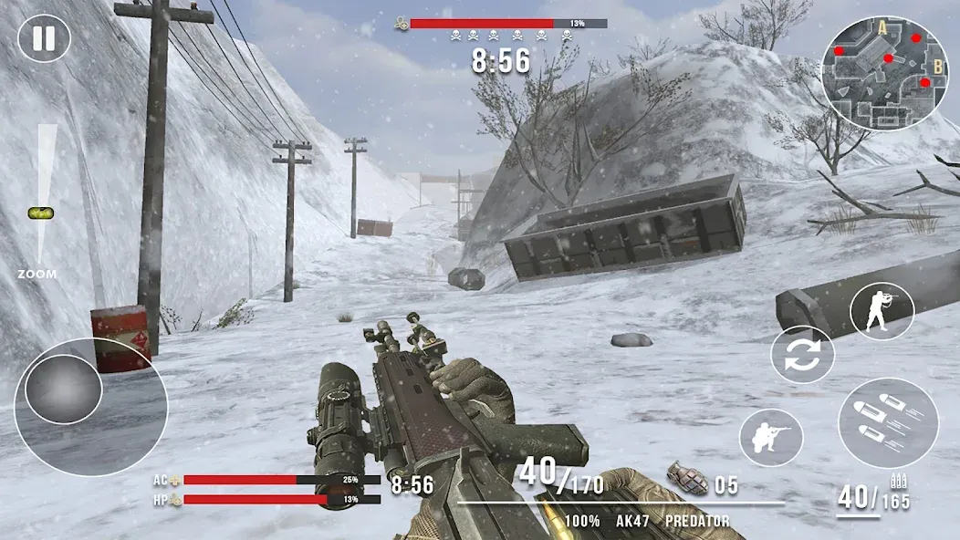 Modern Commando Strike Mission (Мод Безлимитные патроны и оружие) — скриншот 2