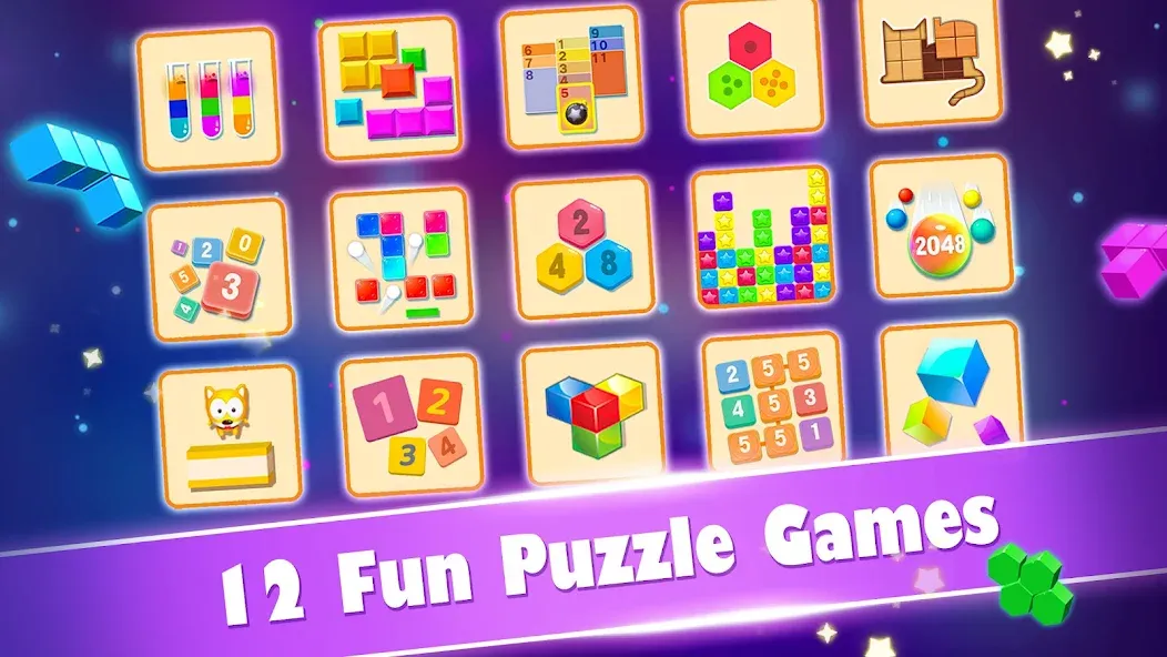 Скачать Block Gems: Block Puzzle Games — Последняя версия (Безлимитные подсказки и бустеры) — скриншот 1