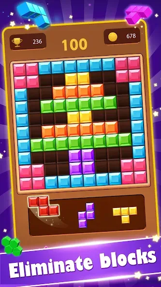 Скачать Block Gems: Block Puzzle Games — Последняя версия (Безлимитные подсказки и бустеры) — скриншот 2
