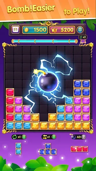 Скачать Block Puzzle: Block Blast! на Android — Без рекламы и безлимитные подсказки — скриншот 2