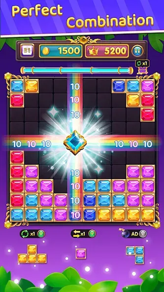 Скачать Block Puzzle: Block Blast! на Android — Без рекламы и безлимитные подсказки — скриншот 4