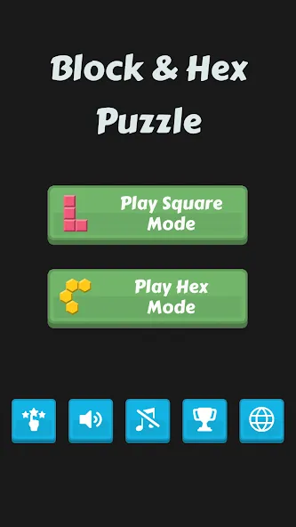 Скачать Block Buster - Hex and Square на Андроид — Безлимитные монеты и подсказки — скриншот 1