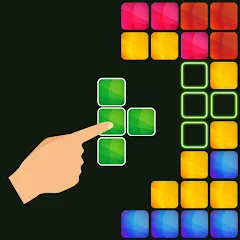 Скачать Block Buster - Hex and Square на Андроид — Безлимитные монеты и подсказки
