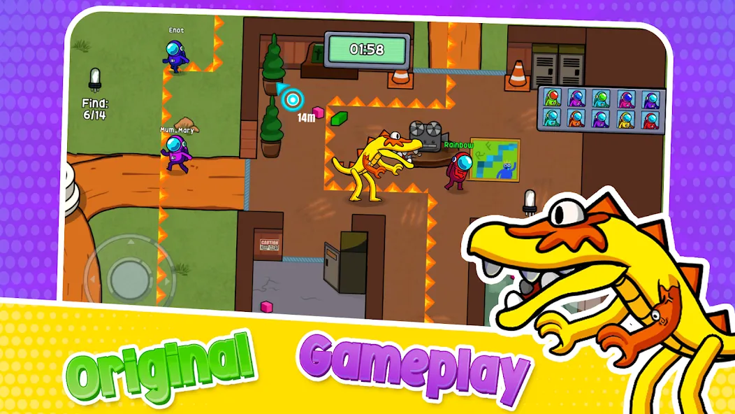 Скачать Survivor In Rainbow Monster на Android — Безлимитные монеты и бессмертие — скриншот 2