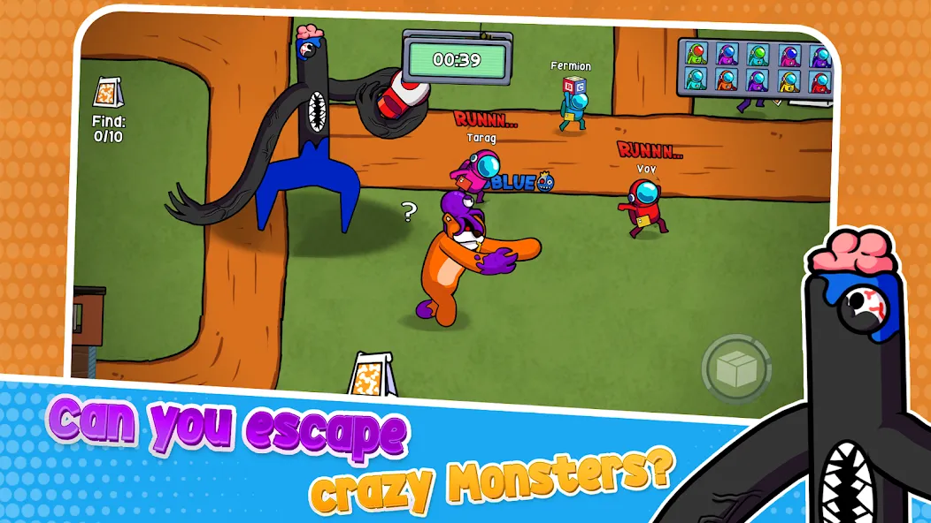 Скачать Survivor In Rainbow Monster на Android — Безлимитные монеты и бессмертие — скриншот 3