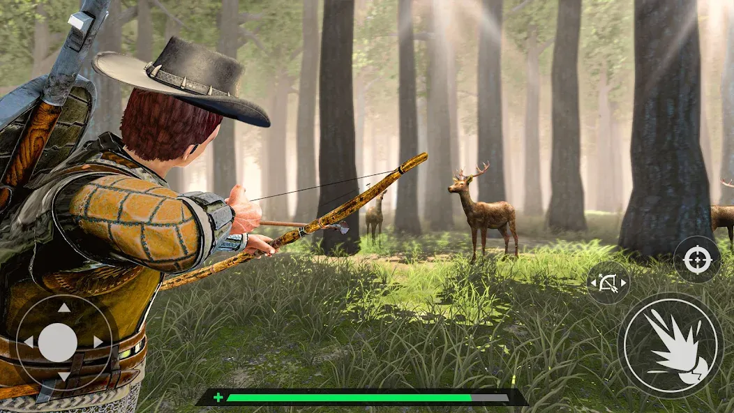 Animal Archery Hunting Games — Безлимитные стрелы и открыты все уровни — скриншот 1