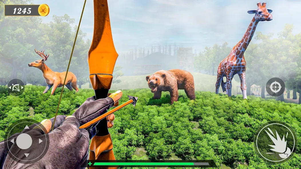 Animal Archery Hunting Games — Безлимитные стрелы и открыты все уровни — скриншот 3
