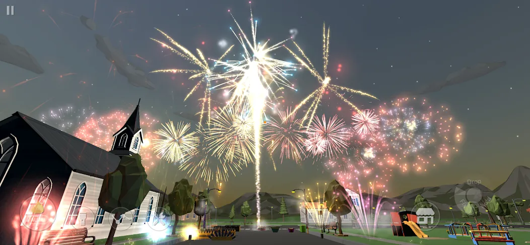 Скачать Fireworks Play — Последняя версия (Яркие фейерверки без ограничений) — скриншот 2