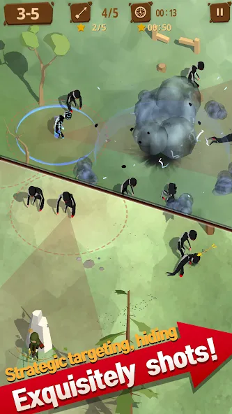Скачать Last Arrows : Sniping Archer с модом — Безлимитные деньги и улучшенные стрелы — скриншот 2