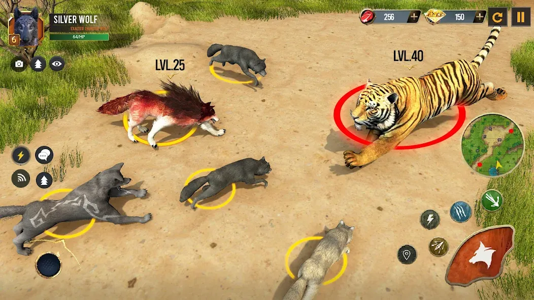 Взлом Wild Wolf Simulator Wolf Games — Без рекламы и много монет — скриншот 4
