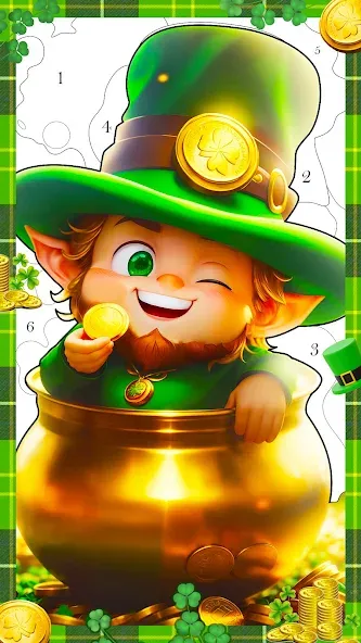Holiday Relax Coloring Games — Расслабляющая раскраска без рекламы — скриншот 2